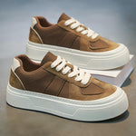 Men Chunky Platform Heighten Casual Skate Sneakers