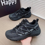 Men's Korean Style Chunky Sneakers, New Summer Trendy Versatile Platform Casual Sports Shoes, Comfort & Wear Resistance
