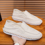 Mens Casual Loafers Traditional Beijing-style Breathable Canvas Shoes