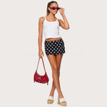 New Autumn Polka-Dot Midi Skirt