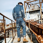 Detachable Harajuku Workwear Jumpsuit Overalls For Men