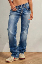 Unlined Loose Straight Pants