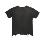 Printed Ombre Short-sleeve T Shirt With A Personalized Washed Out Distressed Look