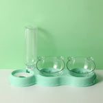 Pet Supplies Cat Double Bowl Automatic Drinking Water