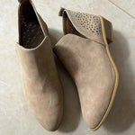 Womens Pointed-toe Low-heeled Martin Boots