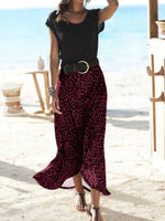 Mid-length Womens Skirt With An Elastic Waist