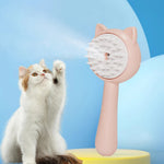 Hair Cleaning Brush With Mist Multifunctional Cat Grooming Brush Rechargeable Self Cleaning Slicker Brush For Pets Dogs & Catsb Pet Products