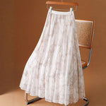 Two-way Wear High-end Printed Chiffon Skirt