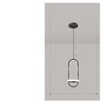 Modern Simple Led Bedroom Bedside Chandelier Nordic Creative Personality