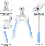 7pcs Pet Grooming Kit, Self-Cleaning Brush Shedding Kit With Nail Clipper, Flea Comb, Shampoo Bath Brush, Finger Toothbrush