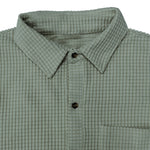 Waffle-Weave Simple Solid-Colored Mens Shirt