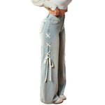 Casual Wide-leg Jeans Loose Fit