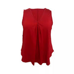 Summer Womens Solid-Color V-Neck Tank Top For Women