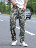 Stretchy Loose Straight Pants