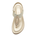 Comfortable Round-toe Large-size Flats For Seaside Vacations