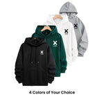 Men's Fashionable Letter-Print Drawstring Hoodie