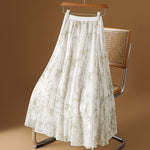 Two-way Wear High-end Printed Chiffon Skirt