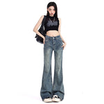 Slimming Height-enhancing Womens Floor-length Pants Spring Stretchy