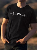 Casual Simple Printed T-shirt For Men And Women