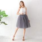 European And American High-waisted Mesh Skirt