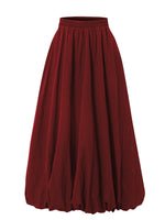 Womens Loose Bloom-Shape Skirt