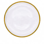 Rainbow Ion Plated Hammer Pattern Glass Plate Bowl Fruit Plate Bowl Set