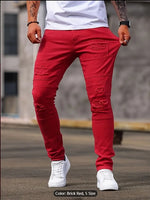 Shanxi Stretchy Slim Straight Pants