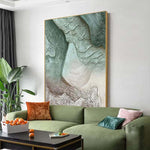 Hand-Painted Oil Paintings On Canvas Abstract Texture Landscape Painting Wall Picture For Living Room Home Decor Art No Framed