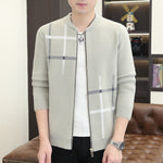 Mens Sweater-Like Casual Jacket In Mink Velvet
