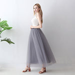 Prom Dress Tulle Skirt Womens Half-skirt