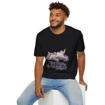 Men's Solid Color Printed Short-Sleeve The Cat Says No T-Shirt