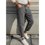 Shanxi Stretchy Slim Straight Pants