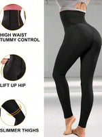 Sauna Sweat Pants For Women High Waist Compression Slimming Leggings Workout Hot Thermo Pant With Adjustable Hook-and-eye Closures