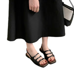 Seaside Travel Soft Flat Roman Sandals