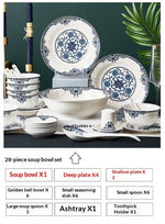Ceramic Bowls And Saucers Set Bone China Bowls And Plates