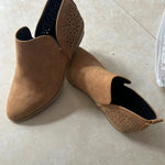 Womens Pointed-toe Low-heeled Martin Boots