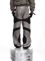 Multi-layer Patchwork Jeans For Men