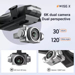 V14 Professional Drone 6K HD Dual Camera Wifi FPV Portable RC Quadcopter 2 BATTERY,Drones Suitable For Adults & Beginners.Logistics Is Randomly Sent By UPS,USPS,Self-pickup.