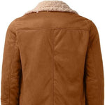 Fashion Men's Fur Integrated Fleece-lined Padded Jacket