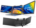 UPERFECT Portable Monitor 14 Inch Wireless Triple, Laptop Screen Extender, Ultra-Slim, 125 Percent SRGB, One Cable Plug And Play, For MacOS Win Android, Fits 13.3-17.3 Inch Laptops thumbnail 1