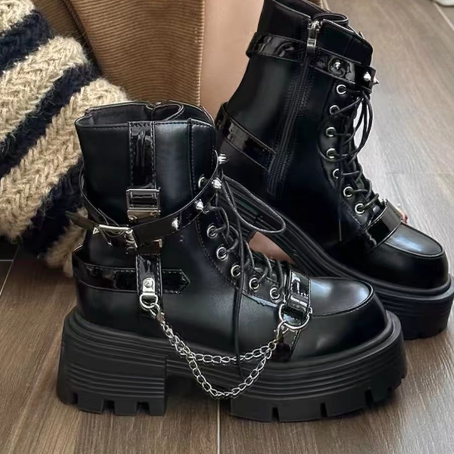 Platform All-match Short Boots For Women