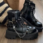 Platform All-match Short Boots For Women