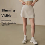 Plus-size Yoga Skirt-pants Set