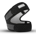 Sports Double Patella Belt-Bidirectional Adjustment-Gray-Polyester-1 piece