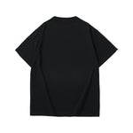 Summer Black And White Contrast Loose Round-neck Short-sleeve T-shirt For Men, Trendy Minimalist Versatile Casual Short-sleeve Top