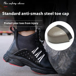 Rubber Cloth Men's Winter Wear-resistant Labor Protection Shoes