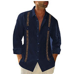 3D-printed Mens Short-sleeve Shirt, Beach Top