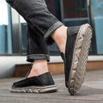 Leather Slip-on Casual Shoes With A Soft Sole