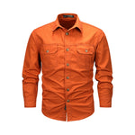 Unbranded Pure Cotton Workwear Long-sleeve Shirt