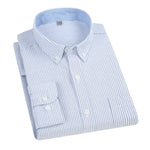 Mens Casual Long-sleeve All-cotton Shirt Jacket